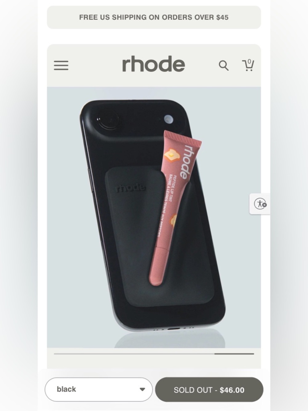 Rhode Snap On Lip Case